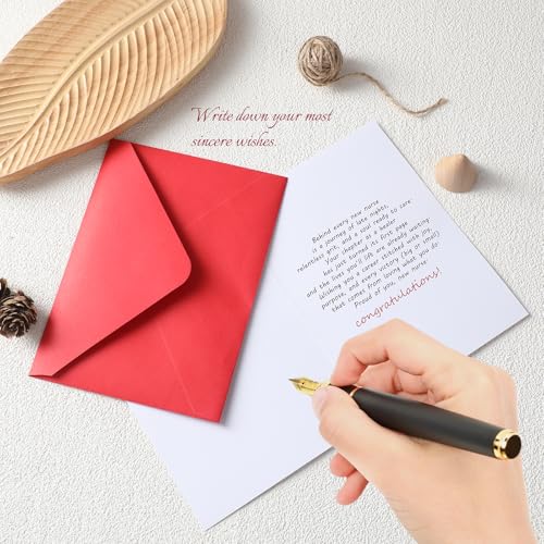 Nurse Graduation Card with Envelope - RN Grad Congrats Gift