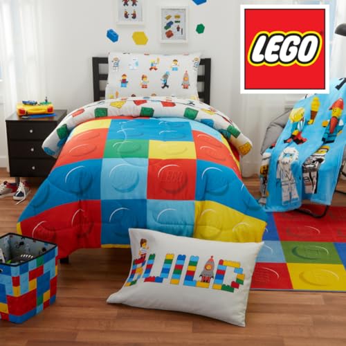 Franco LEGO Reversible Pillowcase, Super Soft Microfiber, 20 in x 30 in