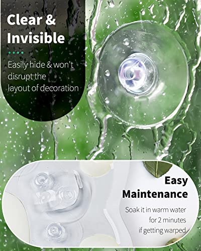 Suction Cups for Glass - Assorted Sizes 1.2, 1.8 & 2.2 Inch, 30 Pack