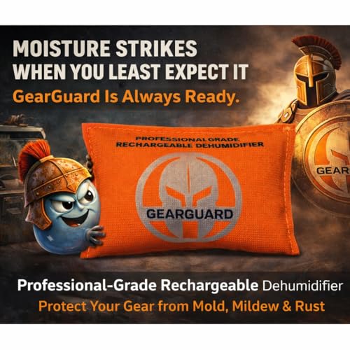 Rechargeable Desiccant Dehumidifier - 100g Moisture Absorber for Safes & Storage