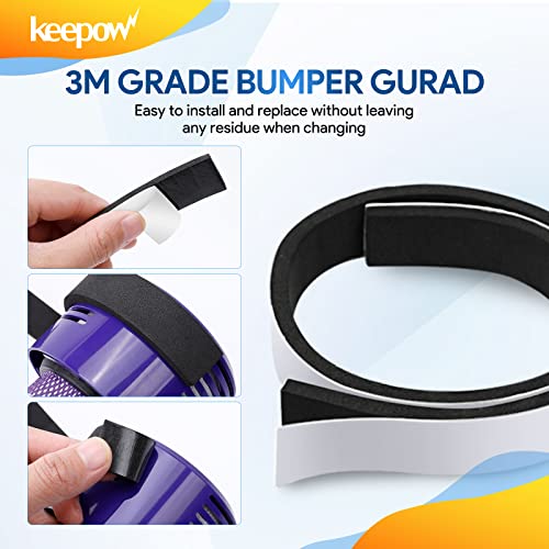 KEEPOW Soft Bumper Guard for iRobot Roomba - 2 Pack, 21-Inch Protection