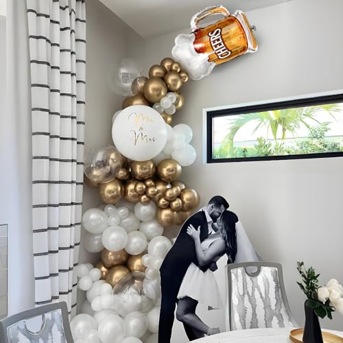 Giant Beer Mug Balloons - 2PCS 27.5" Cheers Decorations
