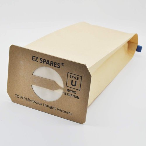 EZ SPARES 30 Pcs Replacements for Electrolux Upright Vacuum Cleaner Style U Electrolux Type U Bags,Paper Dust Bag,Made of Paper, More Environmentally Friendly