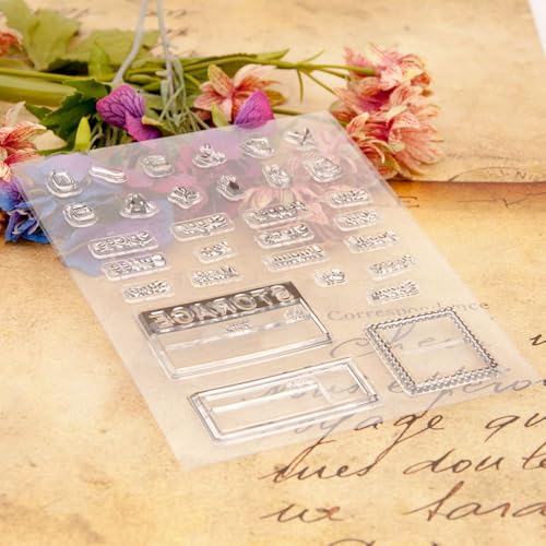 Silicone Stamp Set for DIY Scrapbooking & Card Making - Kitchen Tools Design
