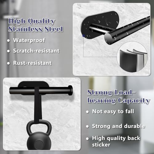 Toilet Paper Holder, Self Adhesive Holder Wall Mount