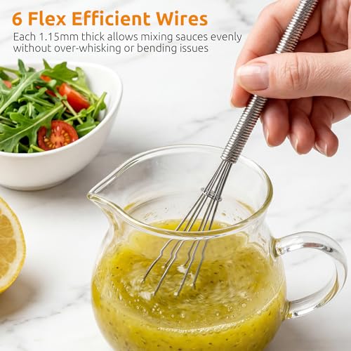 U-Taste Mini Whisk Set of 2 - 7" Stainless Steel Cooking Tools