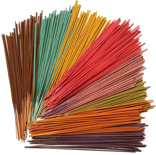 240-Pack Incense Sticks - Nag Champa, Lavender, Patchouli & 3 Random Scents