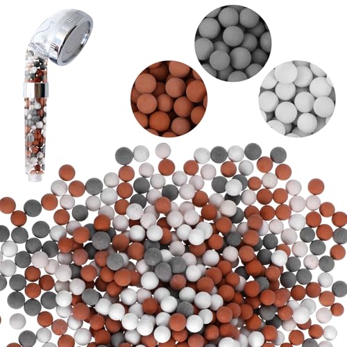 Shower Envy Mineral Filter Stone Beads Refills - 3 Pack for Shower Heads