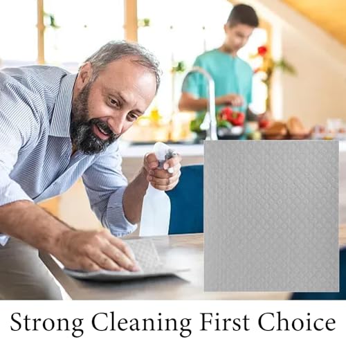 Reusable Swedish Dishcloths - 6 Pack Absorbent Kitchen Cloths