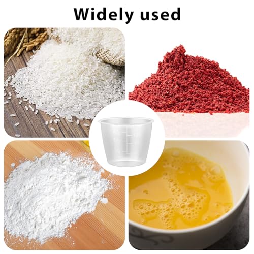 2 Pack 160ml Plastic Rice Measuring Cups for Rice Cooker & Kitchen