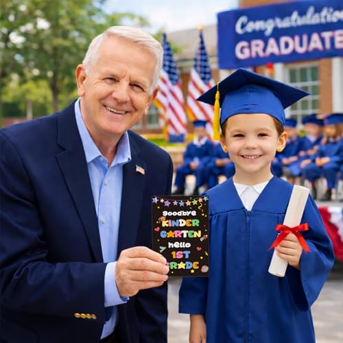 Kindergarten Graduation Card - Goodbye Kindergarten, Hello 1st Grade