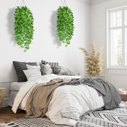 Watermelon Pattern Vine - 2 Pack 40" Artificial Hanging Plants for Indoor Decor