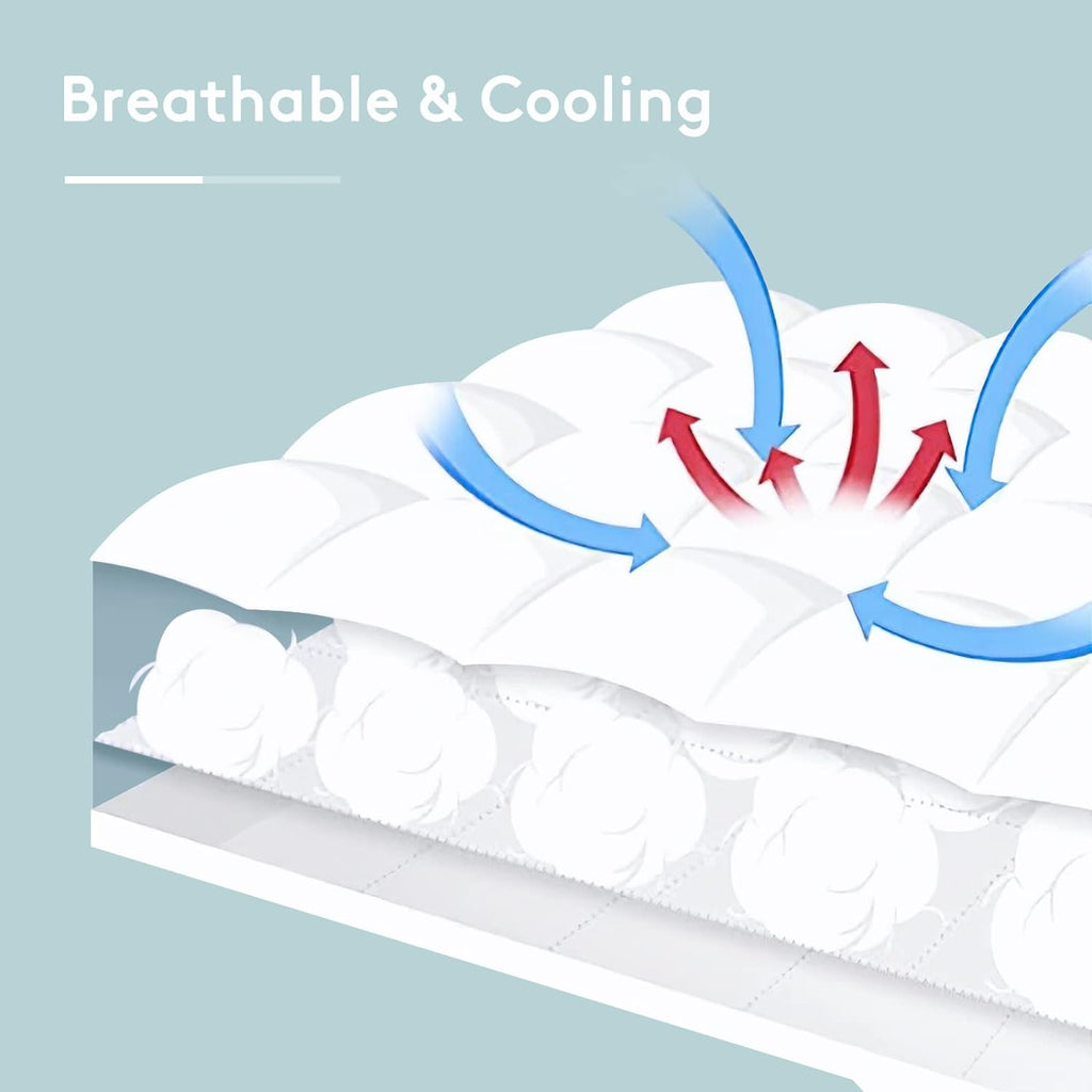 SameBed Mattress Topper - Extra Thick Cooling Mattress Pad for Back Pain | Fits 8-21 Inch Deep Pocket