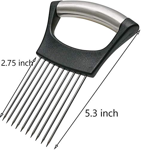 Hovico Stainless Steel Onion Holder & Vegetable Cutter Tool