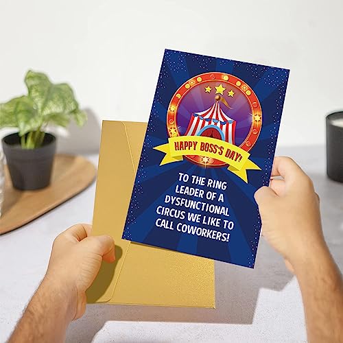 Funny Boss's Day Card - Appreciation Gift for Boss
