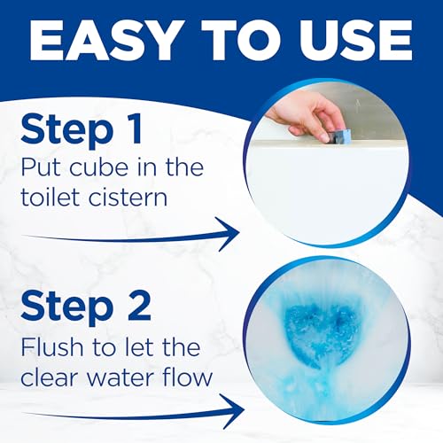 Bloo 2-in-1 In-Cistern Toilet Blocks, Original Blue, 2 Pack