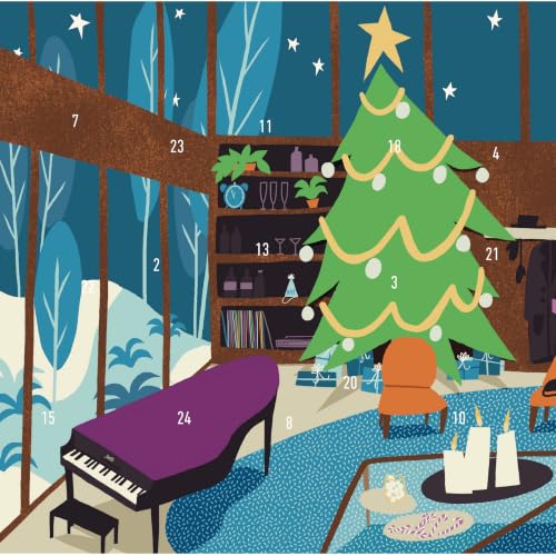 Music Advent Calendar Digital Download - Vintage Holiday Songs for Adults
