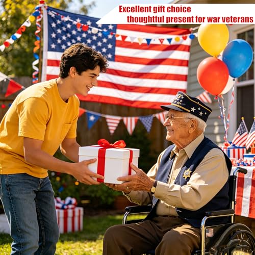 Patriotic USA Flag Throw Pillow Cover 18x18 - 2026 Soccer Decor (2 Pack)