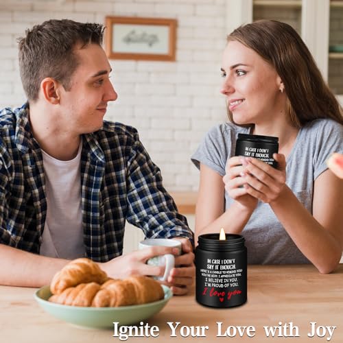 Premium Lavender Scented Candle - Romantic Gift for Him/Her