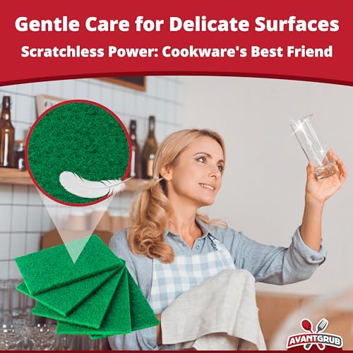 Eco-Friendly 10 Pack Cleaning Scour Pads - Avant Grub