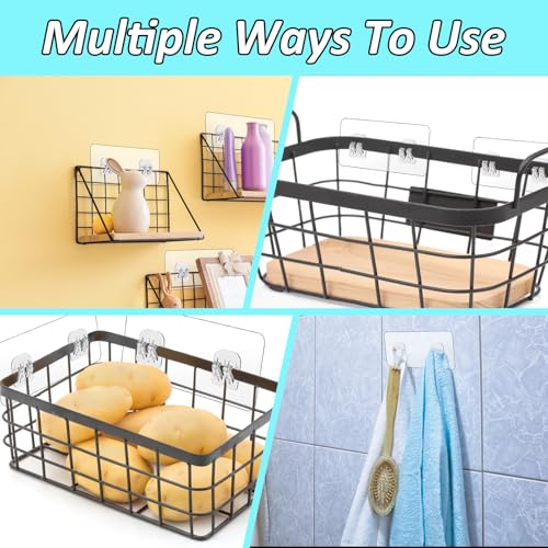 Cobee Waterproof Shower Caddy Adhesive Replacement Hooks No Drilling