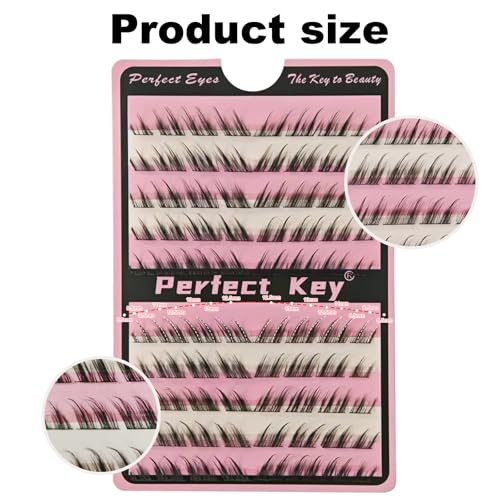 Wispy Self Adhesive Cluster Eyelashes DIY Lash Extensions D Curl