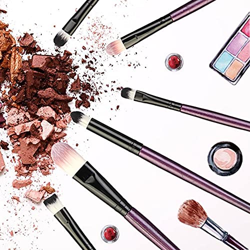 Dancecola 20-Piece Professional Makeup Brush Set - Soft Synthetic Face & Eye Cosmetics Brushes