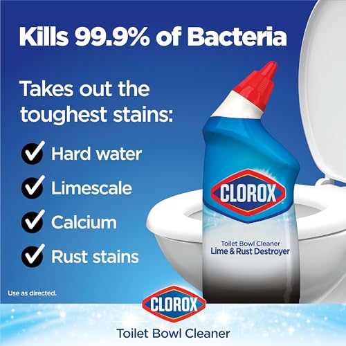 Clorox Toilet Bowl Cleaner - Lime & Rust Destroyer, 24 oz