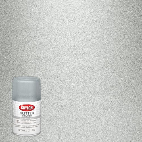 Krylon Glitter Shimmer Spray - Shimmering Silver, 3 oz