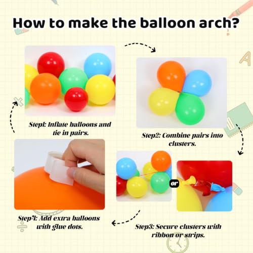 Welcome to School Balloon Arch Kit - 157pcs Colorful Decorations