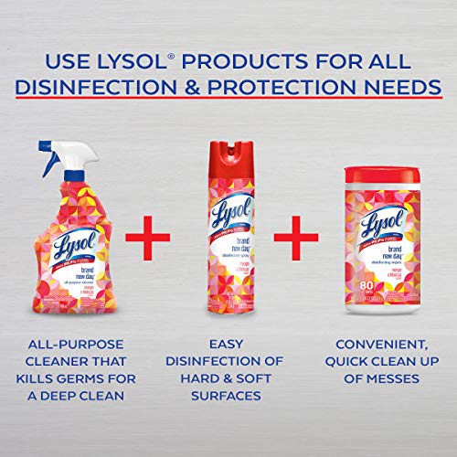 Lysol, All Purpose Cleaner Spray and Brand New Day, Mandarin & Ginger Lily, 32 Fl Oz