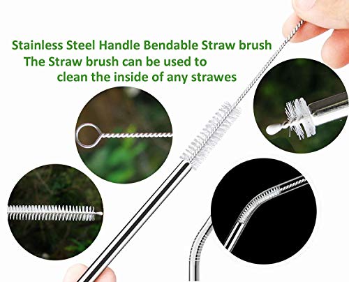 12-Inch Straw Cleaner Brush Set for Stanley Mugs - 10 PCS