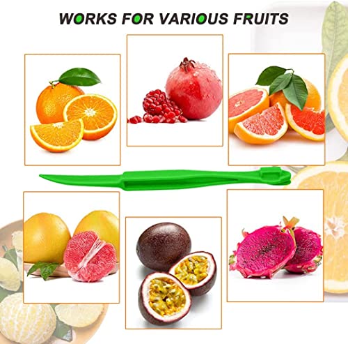 Cosmer Citrus Peeler Set - Easy Plastic Orange & Lemon Slicers