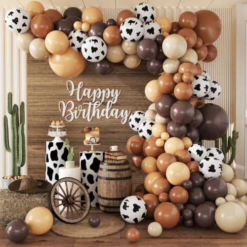 Cowboy Balloon Arch Kit - 31pcs Wild West Party Decorations