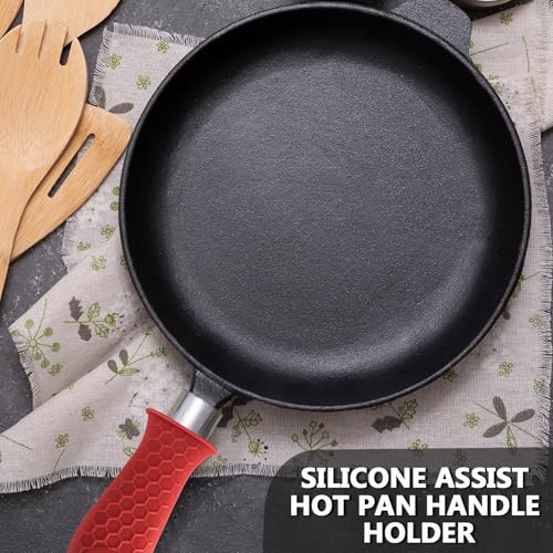 Bonsicoky Red Silicone Hot Handle Holder Sleeve Set - 4 Pieces