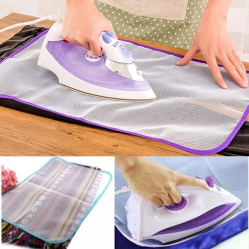 3-Pack Ironing Mesh Cloths - Scorch-Saving & Durable Protection (50x35)