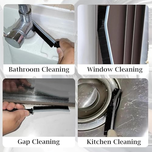 9-Piece Crevice Cleaning Brush Tool Set for Narrow Gaps & Grime Removal