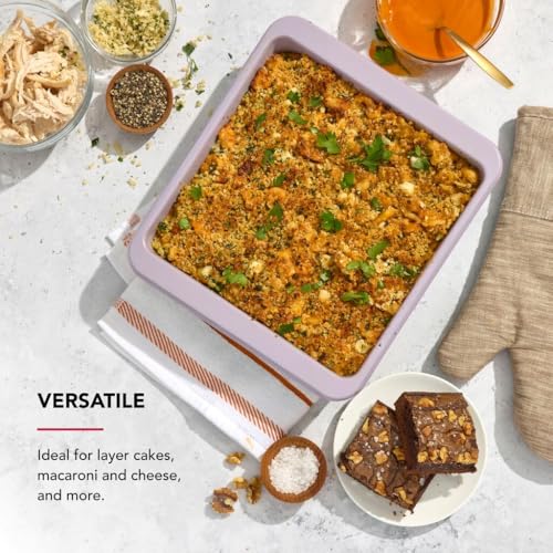 KitchenAid 9-Inch Nonstick Square Cake Pan - Wildflower Aluminized Steel