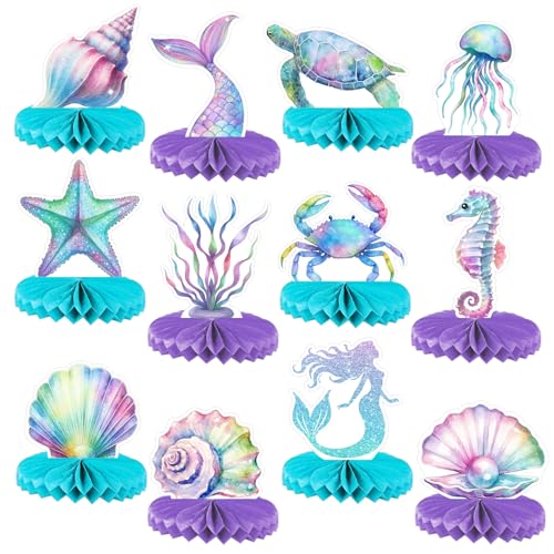 Mermaid Birthday Centerpieces (12-Pack) – Enchanting Party Decorations