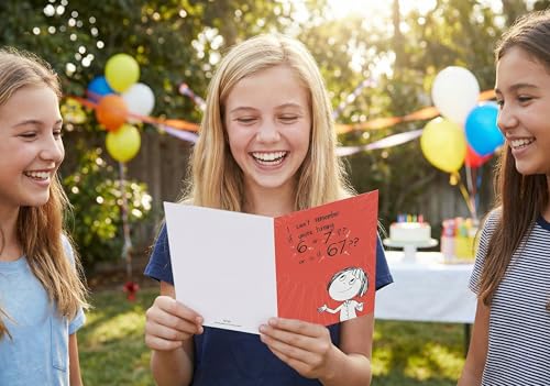 Funny Birthday Card for Teens - Viral 6 or 7 Meme Humor Greeting Card