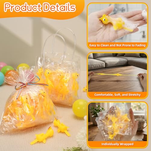 42 PCS Rubber Chicken Slingshot - Fun Party Favors for Kids