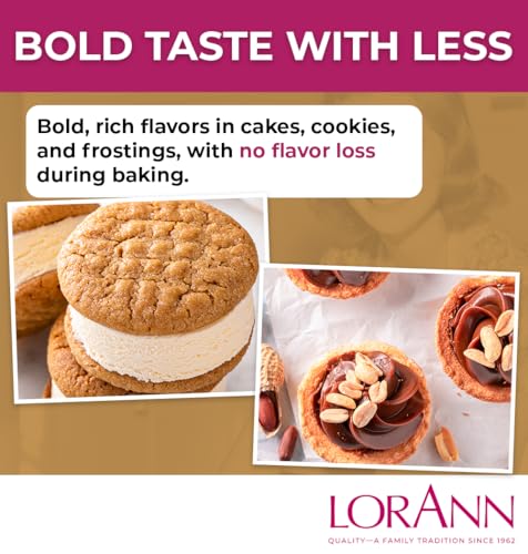 LorAnn Oils Peanut Butter Emulsion - 4 Fl Oz Baking Flavoring