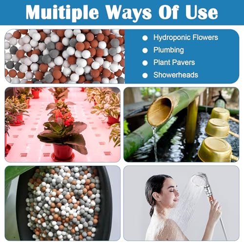Shower Envy Mineral Filter Stone Beads Refills - 3 Pack for Shower Heads