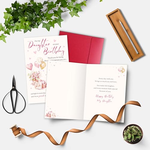 Heartfelt Birthday Card for Daughter from Mom & Dad