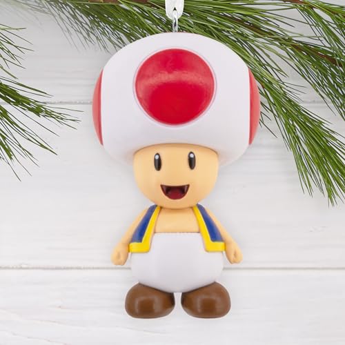 Hallmark Super Mario Toad Christmas Ornament - Collectible Holiday Decor