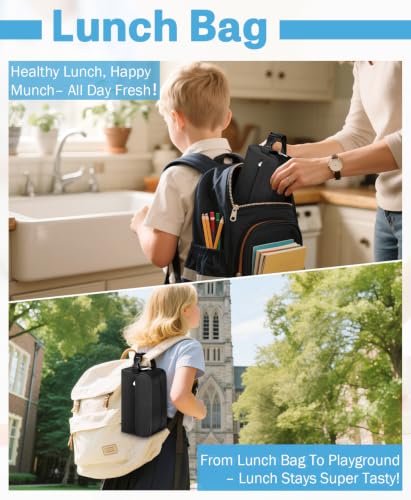 Insulated Lunch Bag - Reusable Mini Cooler for School & Travel