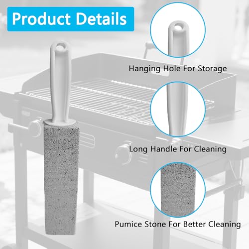 Premium Cleaning Pumice Stone Set for Grill & Oven - 3 Pieces