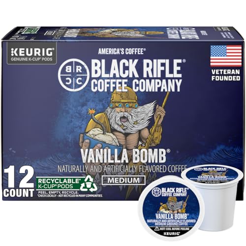 Black Rifle Coffee Vanilla Bomb Medium Roast K-Cups - 4 Count