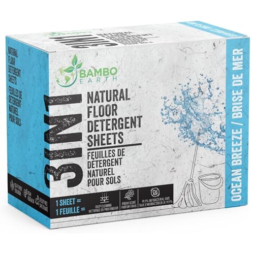 30 Pcs Natural Floor Cleaner Sheets - Eco-Friendly & Mess-Free