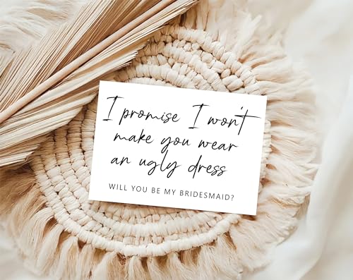 Funny Bridesmaid Card - Will You Be My Bridesmaid? 5x7